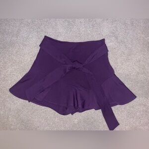 Front Tie high waisted skort